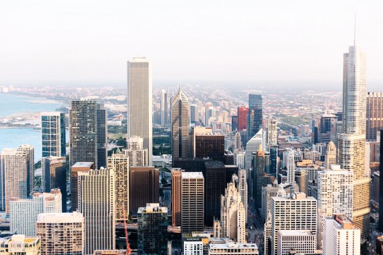 chicago skyline skyscrapers