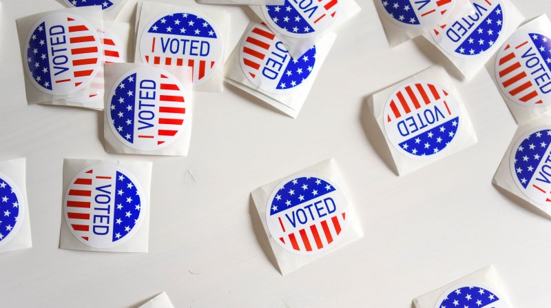 "I voted" stickers